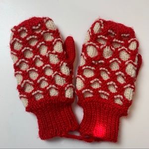 🔥Honeycomb Handknit Mittens Kids Unisex